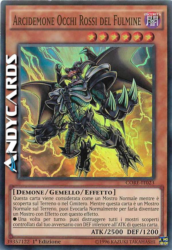 Yu-Gi-Oh! Red-Eyes Archfiend Of Lightning Card - Legendary Decks II Common 1st Edition - View #9