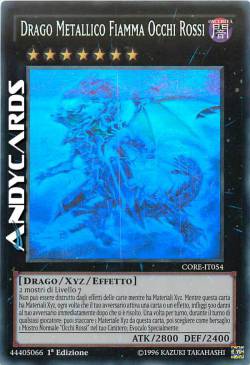 DRAGO METALLICO FIAMMA OCCHI ROSSI