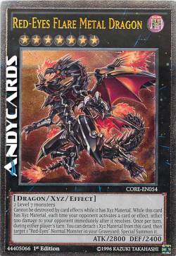 DRAGO METALLICO FIAMMA OCCHI ROSSI