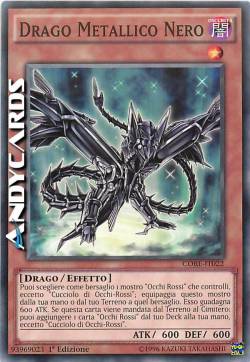 DRAGO METALLICO NERO