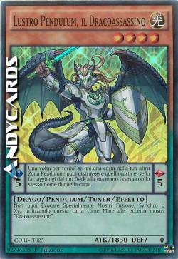 LUSTRO PENDULUM, IL DRACOASSASSINO