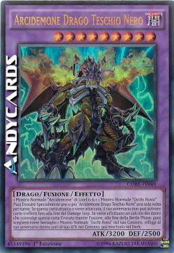 ARCIDEMONE DRAGO TESCHIO NERO 