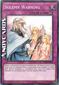 AVVERTIMENTO SOLENNE