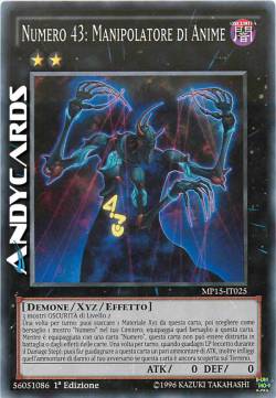 NUMERO 43: MANIPOLATORE DI ANIME