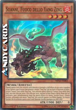 SUANNI, FUOCO DELLO YANG ZING