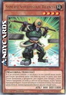 SAMURAI SUPERPESANTE BILANCIA