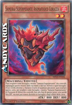 SAMURAI SUPERPESANTE ANIMAFUOCO CORAZZA