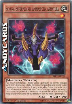 SAMURAI SUPERPESANTE ANIMASPEZZA ARMATURA