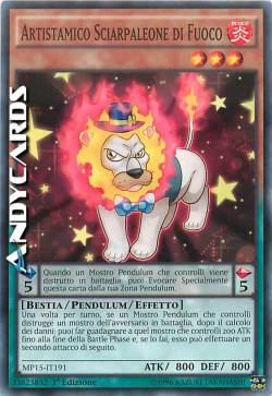 ARTISTAMICO SCIARPALEONE DI FUOCO