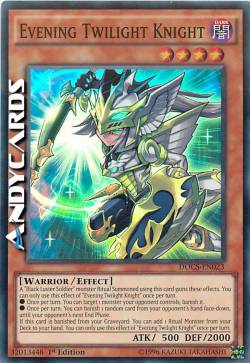 CAVALIERE DEL CREPUSCOLO DELLA SERA