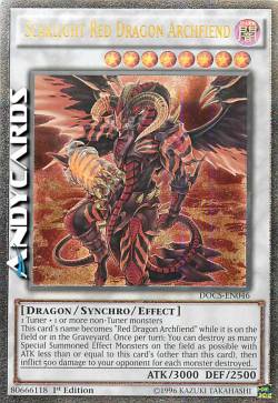 ARCIDEMONE DRAGO ROSSO LUCESFREGIO