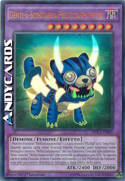 DENTI-A-SCIMITARRA PELLICCIASPAVENTO