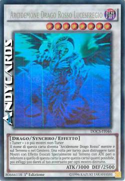ARCIDEMONE DRAGO ROSSO LUCESFREGIO
