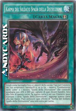 KARMA DEL SOLDATO SPADA DELLA DISTRUZIONE