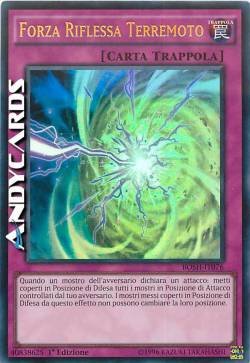 FORZA RIFLESSA TERREMOTO