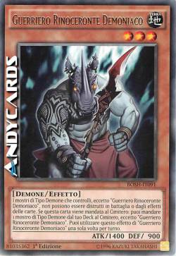 GUERRIERO RINOCERONTE DEMONIACO