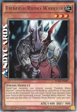 GUERRIERO RINOCERONTE DEMONIACO