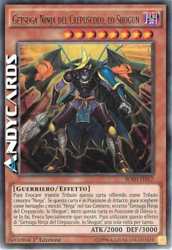 GETSUGA NINJA DEL CREPUSCOLO, LO SHOGUN