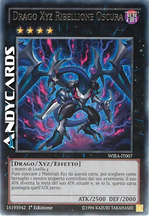 yugioh card dark rebellion xyz dragon ES01-AE041 Odd-Eyes Rebellion Xyz Dragon (SR) main image 1