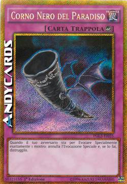 CORNO NERO DEL PARADISO