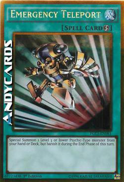 TELETRASPORTO DI EMERGENZA