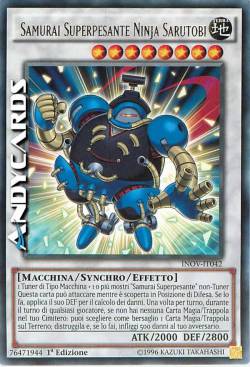 SUPERHEAVY SAMURAI NINJA SARUTOBI