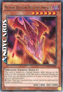 DRAGO METEORA IMPATTO OCCHI ROSSI