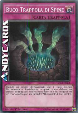 BUCO TRAPPOLA DI SPINE
