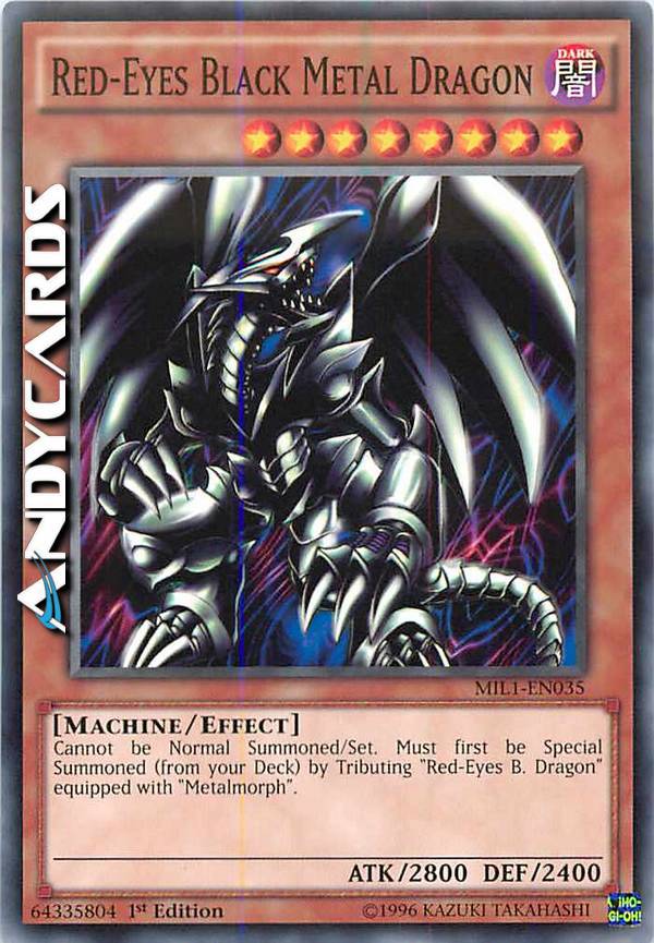 Carta Yu-Gi-Oh! Drago Metallico Con Occhi Rossi RA01-EN038, Rarità Prismatic Ultimate Rare, 1a Edizione - 2