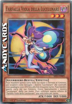 FARFALLA VIOLA DELLA LUCELUNARE