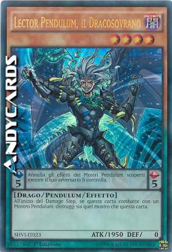 LECTOR PENDULUM, IL DRACOSOVRANO