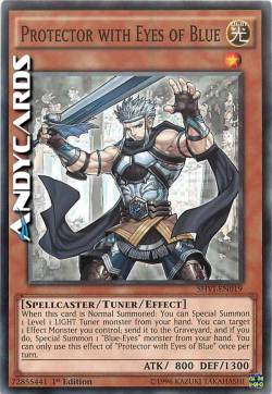 PROTETTORE CON GLI OCCHI DI BLU