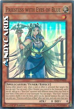 SACERDOTESSA CON GLI OCCHI DI BLU