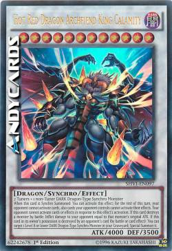 ARCIDEMONE DRAGO ROSSO ROVENTE DELLA CALAMITÀ