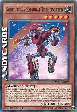 SAMURAI SUPERPESANTE TRASPORTATORE