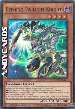 CAVALIERE DEL CREPUSCOLO DELLA SERA