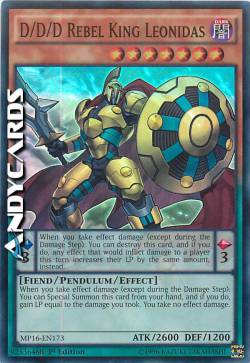 D/D/D RE RIBELLE LEONIDAS