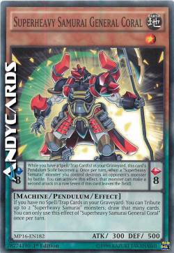 SUPERHEAVY SAMURAI GENERAL CORAL