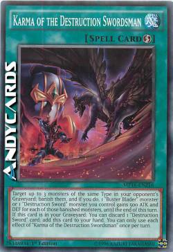 KARMA DEL SOLDATO SPADA DELLA DISTRUZIONE