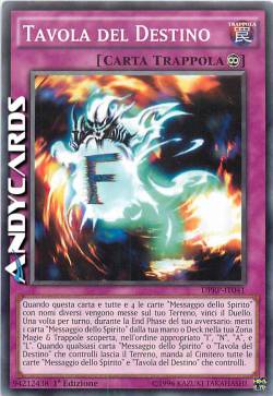TAVOLA DEL DESTINO