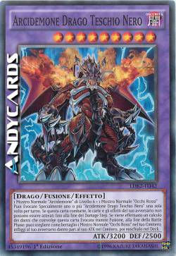 ARCIDEMONE DRAGO TESCHIO NERO 