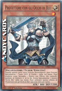 PROTETTORE CON GLI OCCHI DI BLU