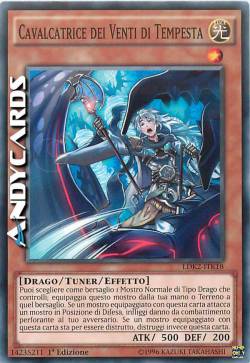 CAVALCATRICE DEI VENTI DI TEMPESTA
