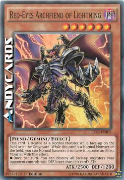 ARCIDEMONE OCCHI ROSSI DEL FULMINE