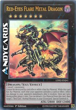 DRAGO METALLICO FIAMMA OCCHI ROSSI