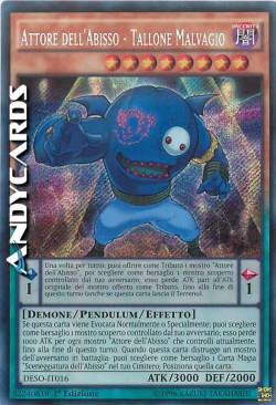 ATTORE DELL'ABISSO - TALLONE MALVAGIO