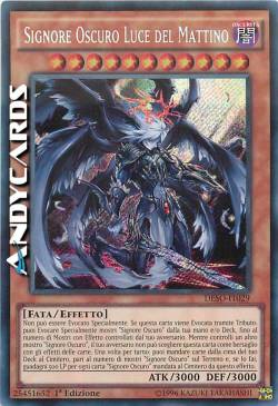 SIGNORE OSCURO LUCE DEL MATTINO