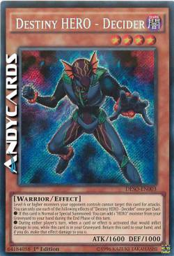 DESTINY HERO - DECIDER