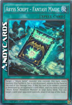 SCENEGGIATURA DELL'ABISSO - FANTASIA MAGICA