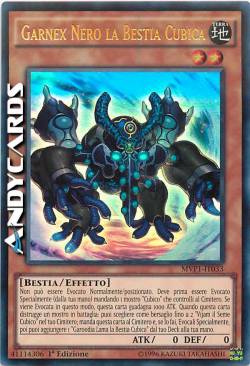 GARNEX NERO LA BESTIA CUBICA